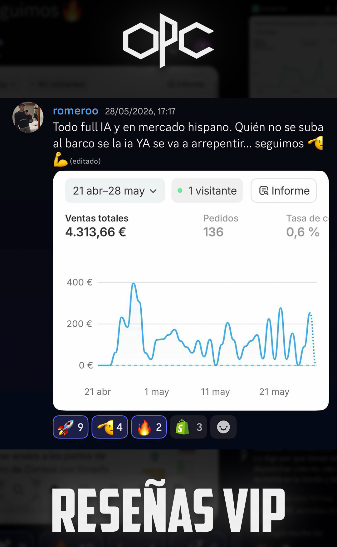 Reseña VIP alumno OPC
