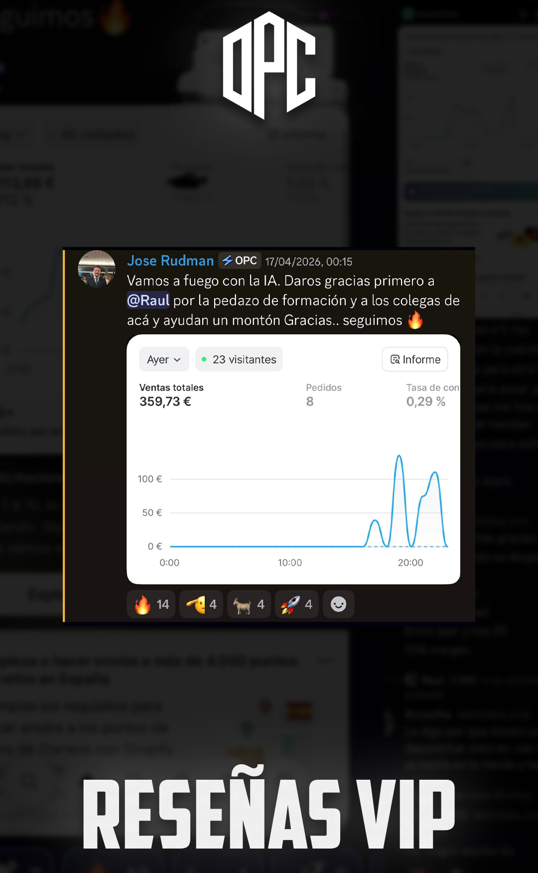 Reseña VIP alumno OPC