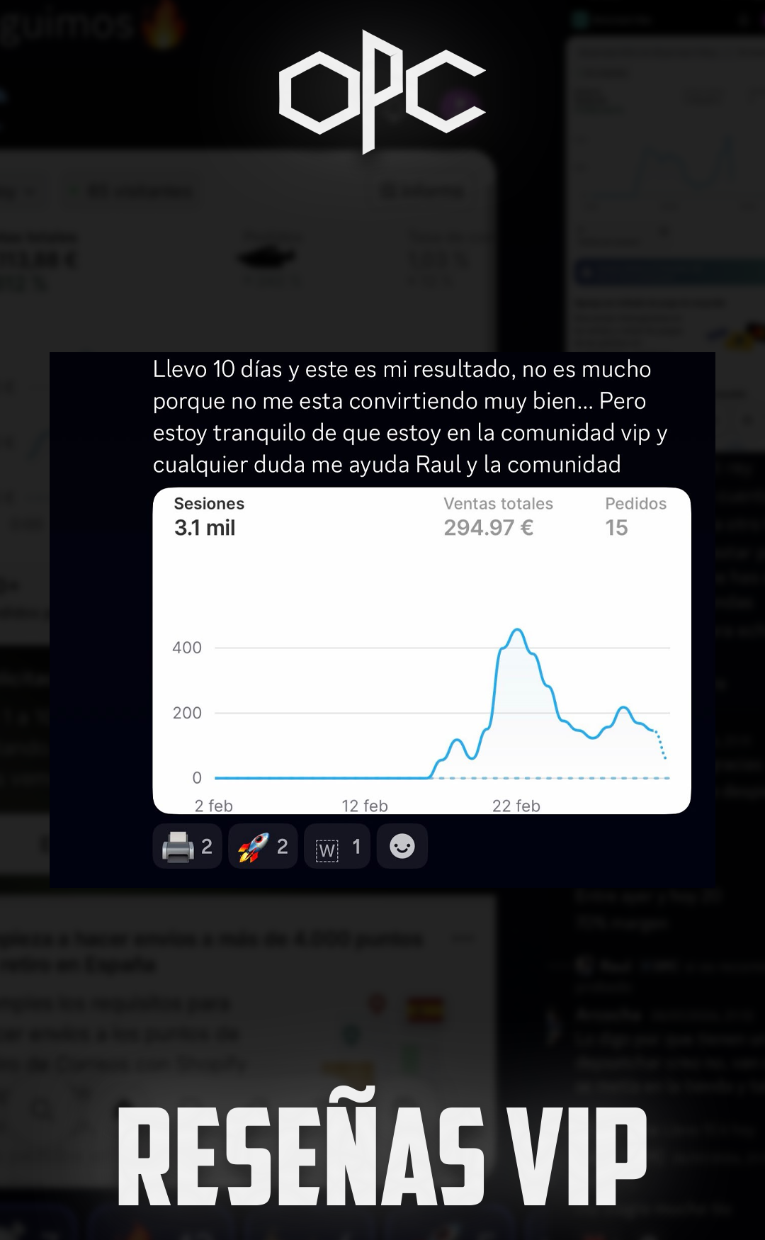 Reseña VIP alumno OPC